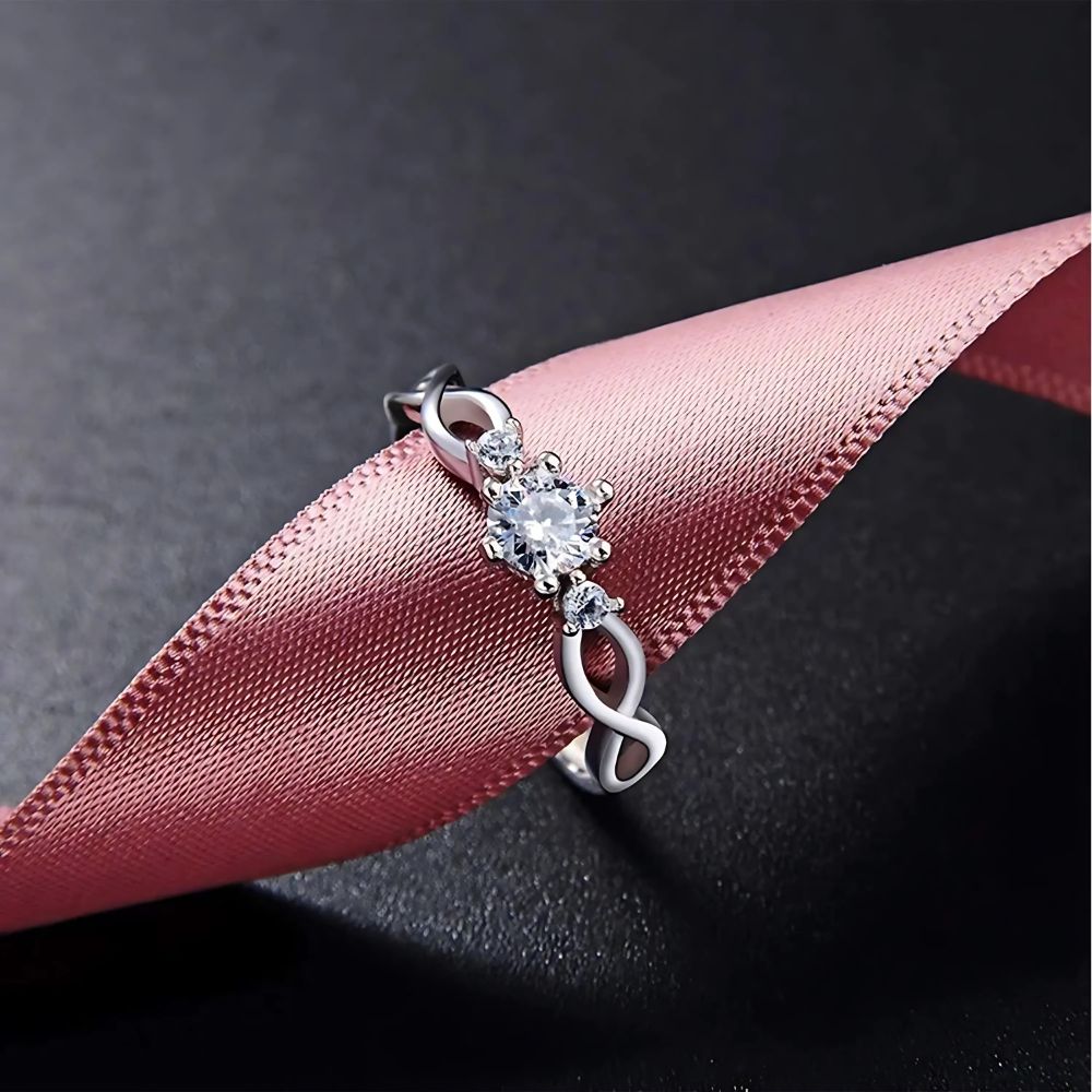 Special Adjustable Couple Ring for lovers in Sterling silver Plated