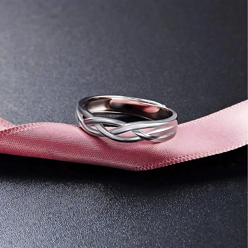 Special Adjustable Couple Ring for lovers in Sterling silver Plated