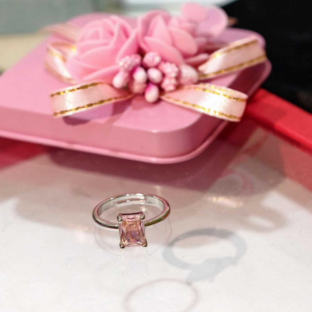 Special Silver Plated Adjustable Ring For women