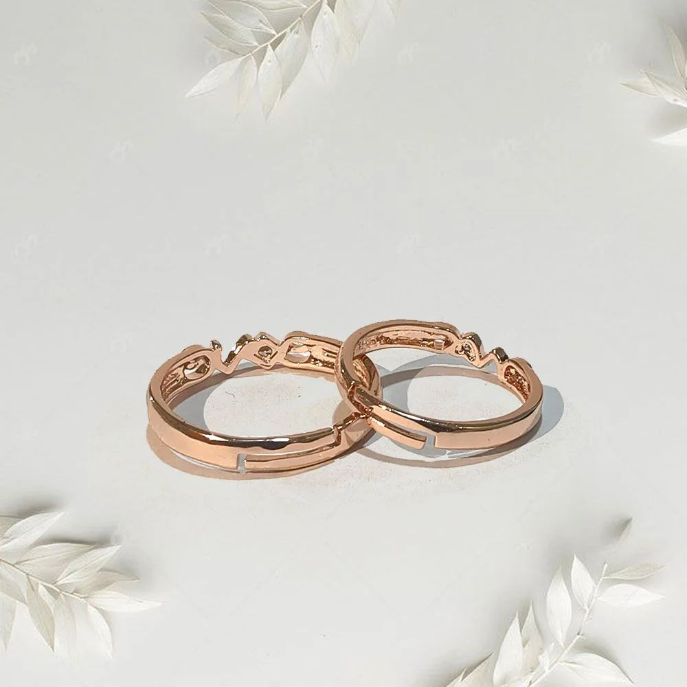 Special Silver Love Style Adjustable Ring