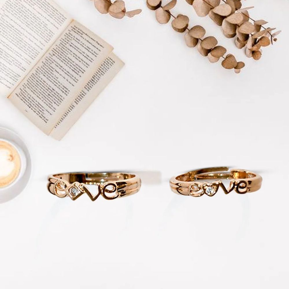 Special Silver Love Style Adjustable Ring