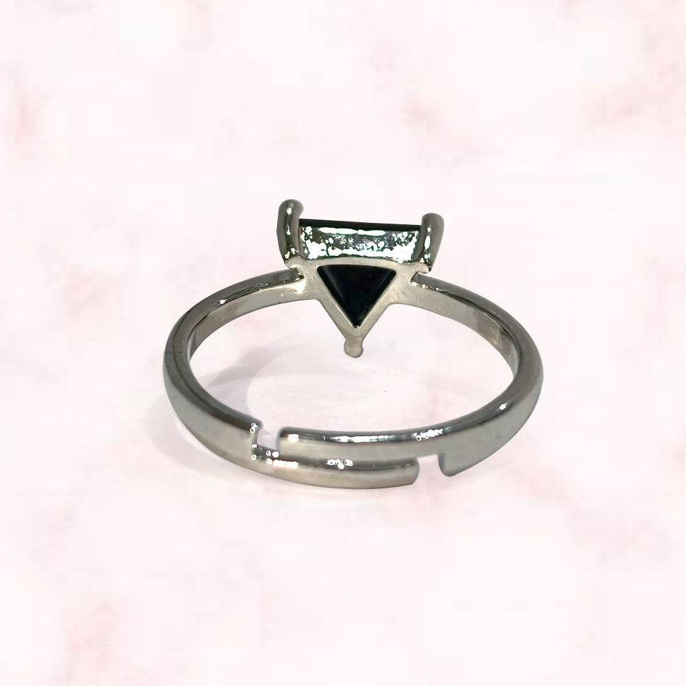 Midnight Trillion Black Onyx Ring