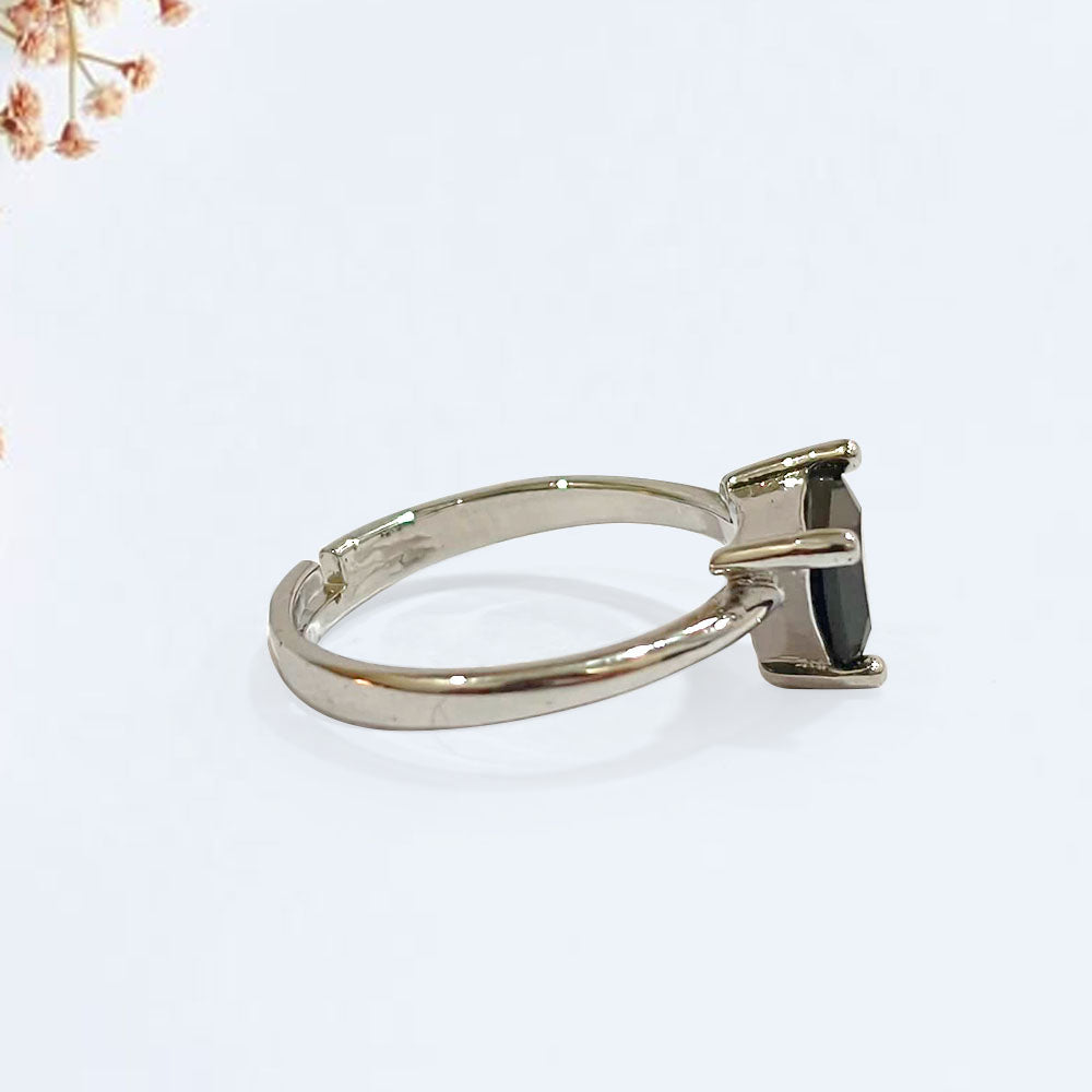 Midnight Trillion Black Onyx Ring