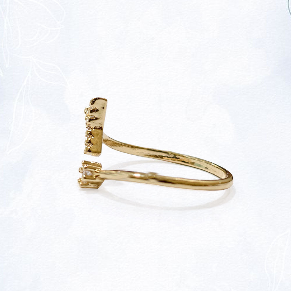 Special Women Zircon Adjustable Ring (Y) Letter