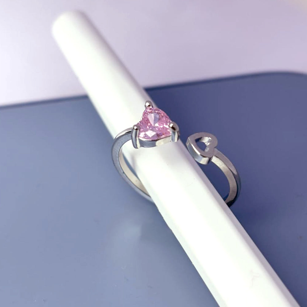 Trinity Love Pink Sapphire Ring