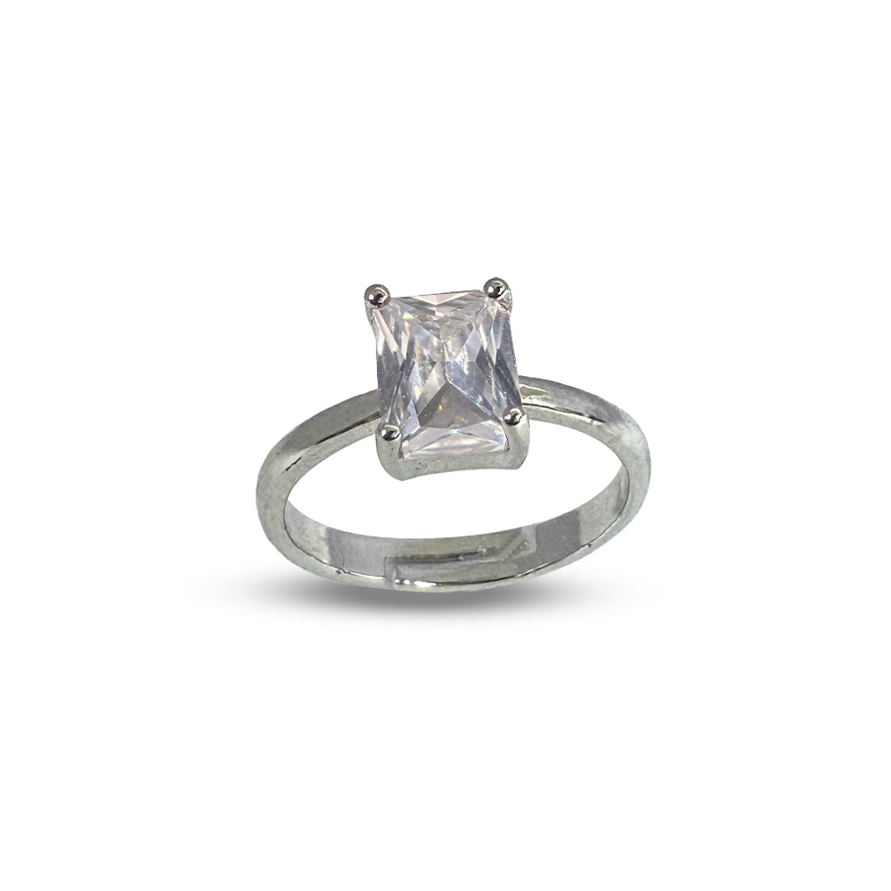 Radiant Cut Moissanite Engagement Ring