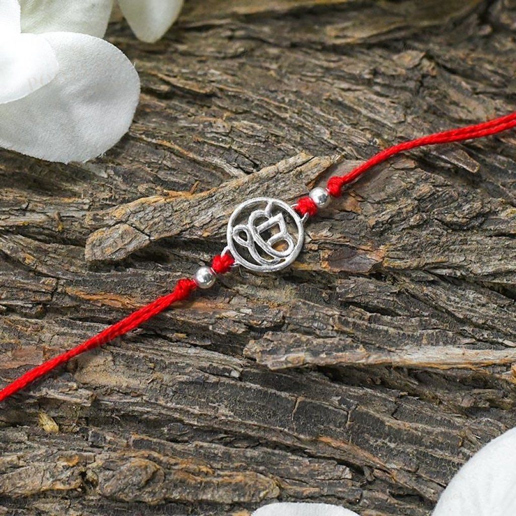 925 Silver Ik Onkar Rakhi