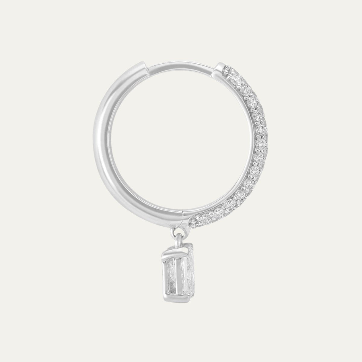 Aukera - Dazzling Infinity Diamond Hoops