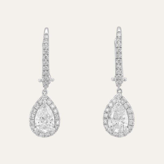 Aukera - Luminous Blossom Solitaire Earrings
