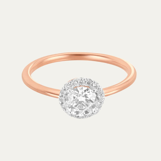 Aukera - Blushing Beauty Halo Ring