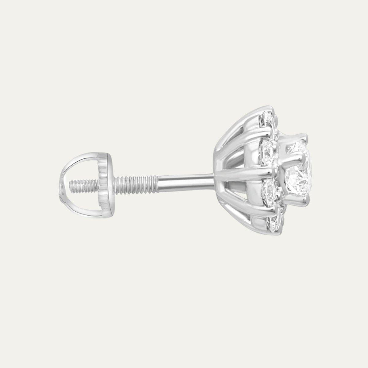 Aukera - Brilliant Halo Studs