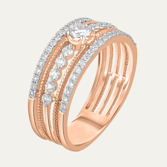 Aukera - Celestial Cascade Diamond Band