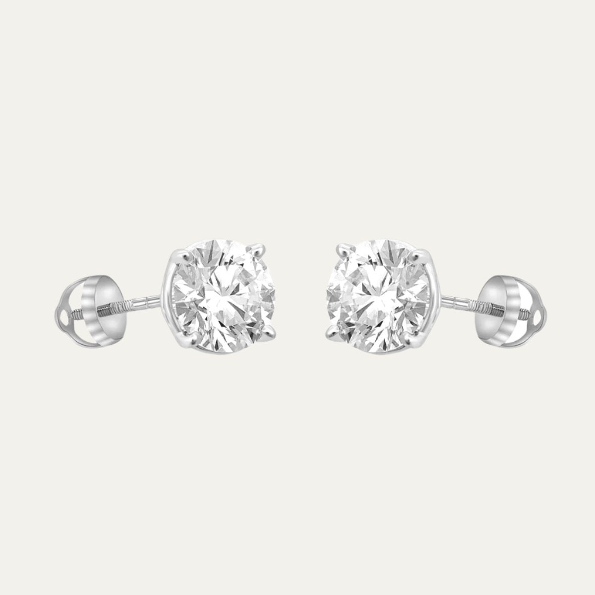 Aukera - Golden Romance Solitaire Gold Studs