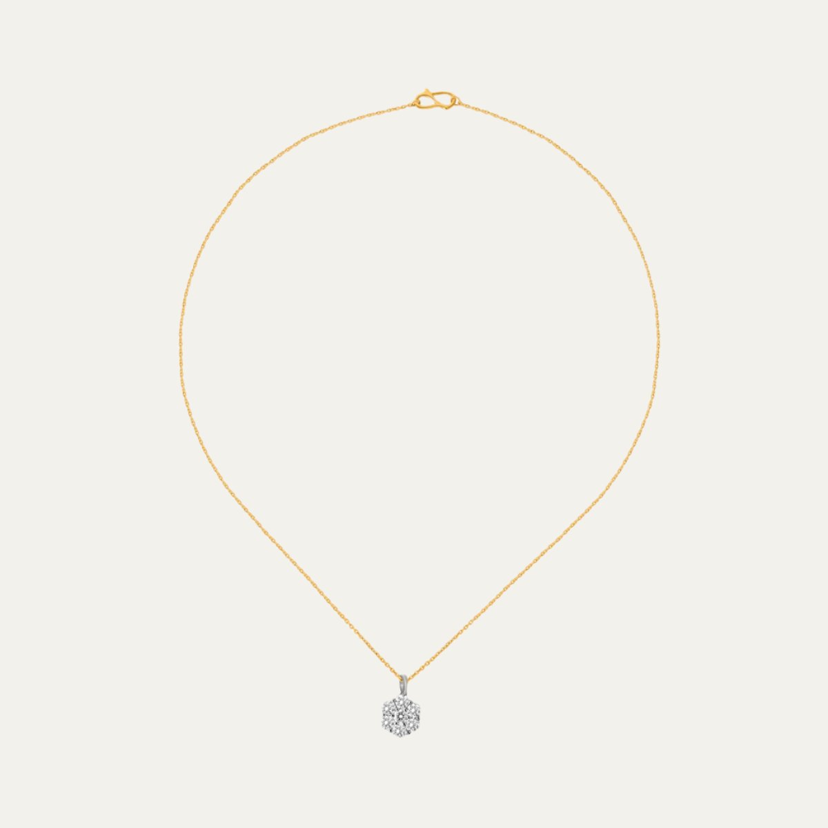 Aukera - Luminous Petals Flower Pendant