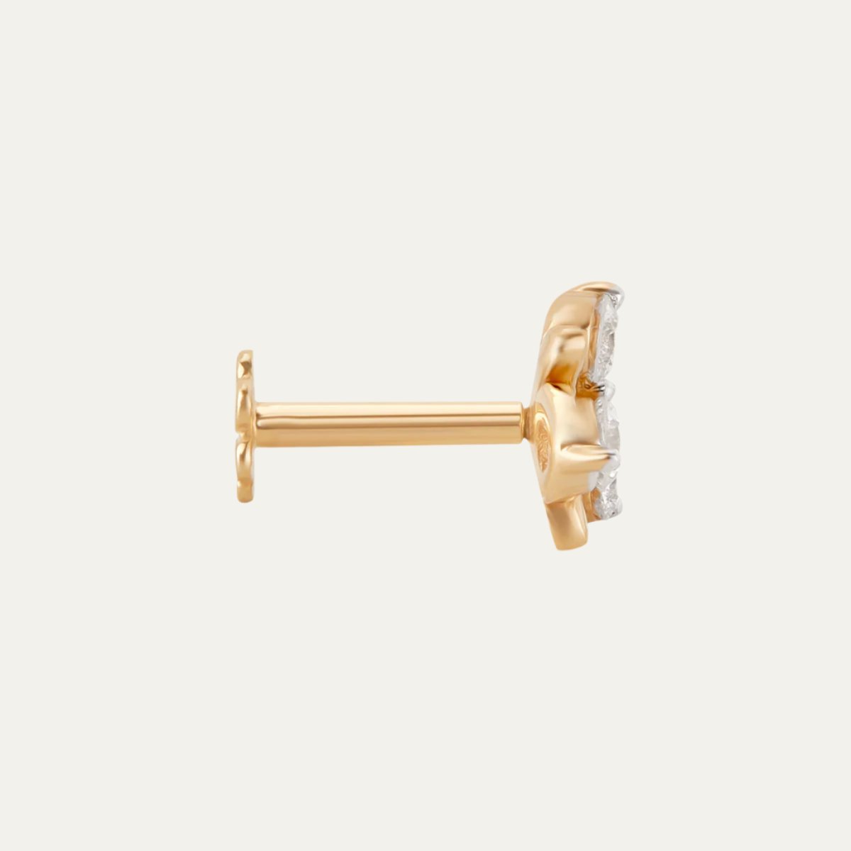 Aukera - Golden Leaf Harmony -Aukeras Signature Nose Pin