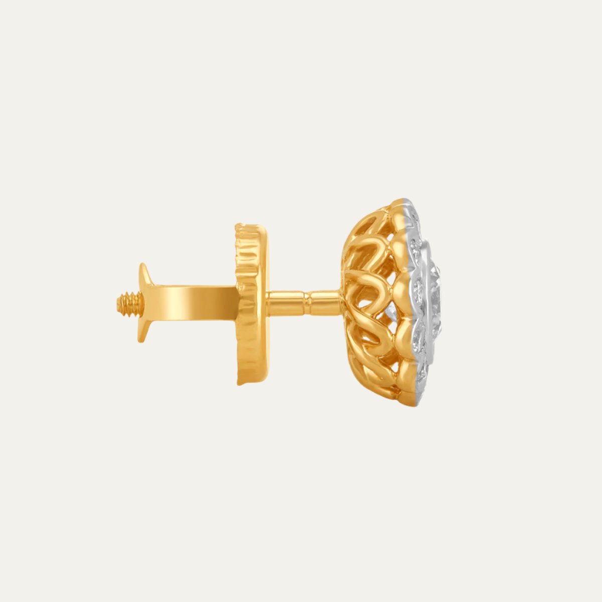 Aukera - Golden Halo Sparkle Studs