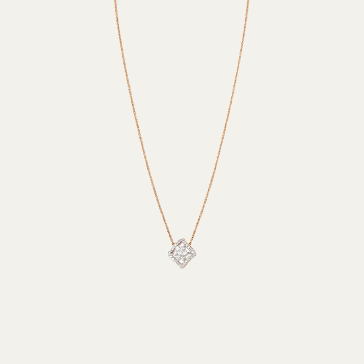 Aukera - Rosy Radiance - Nakshatra Rhombus Pendant