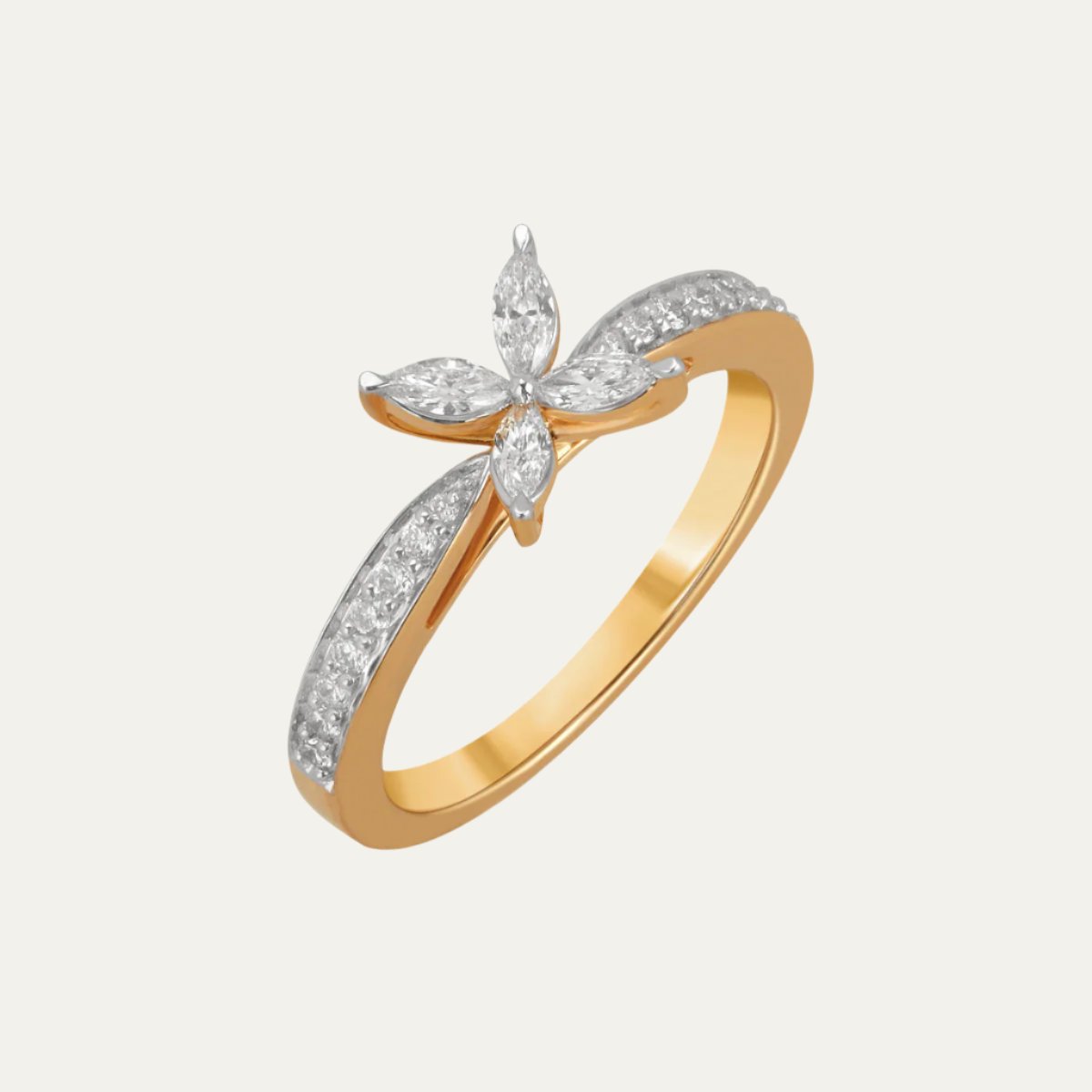 Aukera - Enchanted Butterfly Allure Marquise Diamond Ring
