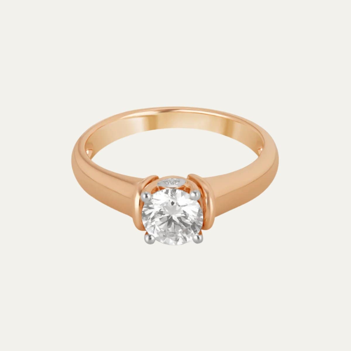 Aukera-Modern Classic Revival Solitaire Ring