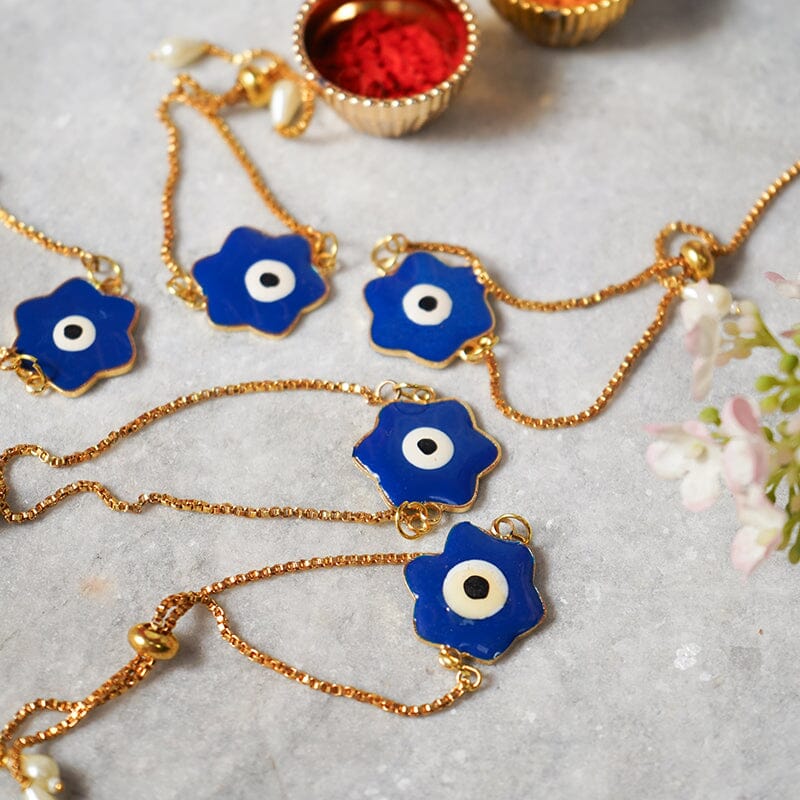 Alluring Evil Eye Bracelet Rakhi