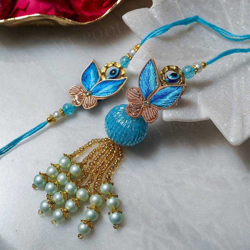 Charming Evil Eye Bhaiya Bhabhi Rakhi