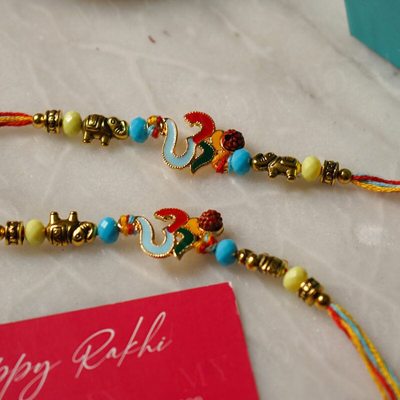 OM Design Bhaiya Rakhi