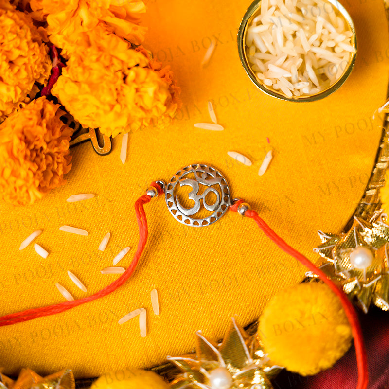 925 Silver OM Rakhi