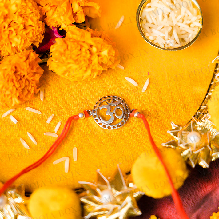 925 Silver OM Rakhi