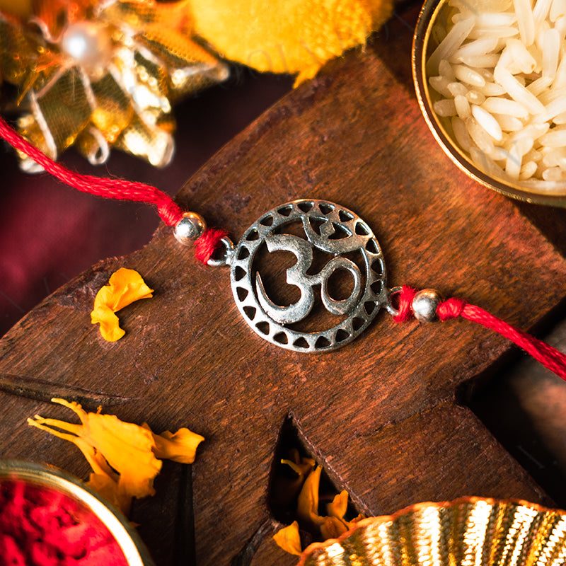 925 Silver OM Rakhi