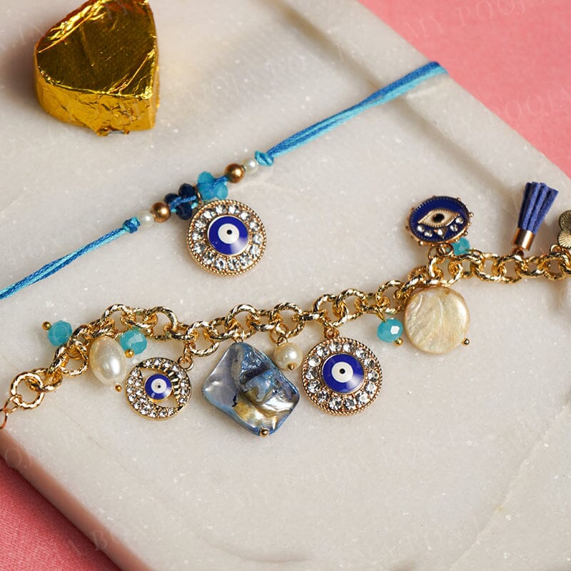 Marvelous Evil Eye Bhaiya Bhabhi Rakhi