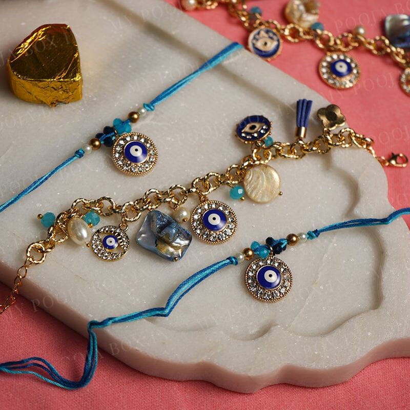 Marvelous Evil Eye Bhaiya Bhabhi Rakhi