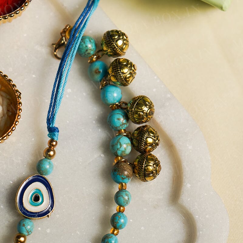 Evil Eye Precious Spark Bhaiya Bhabhi Rakhi