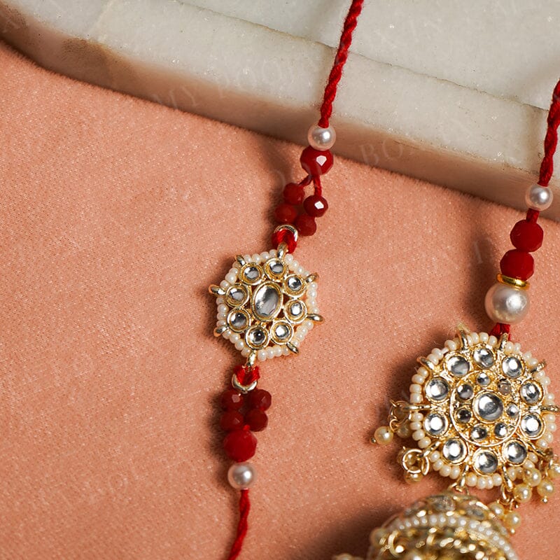 Shahi Pearl Abhooshan Bhaiya Bhabhi Rakhi