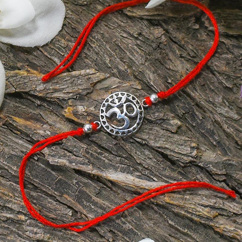 925 Silver OM Rakhi