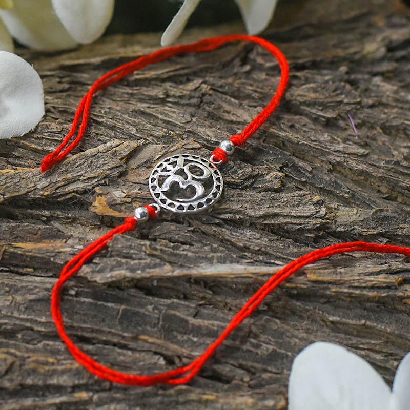 925 Silver OM Rakhi