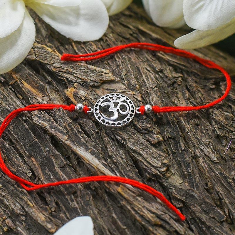 925 Silver OM Rakhi