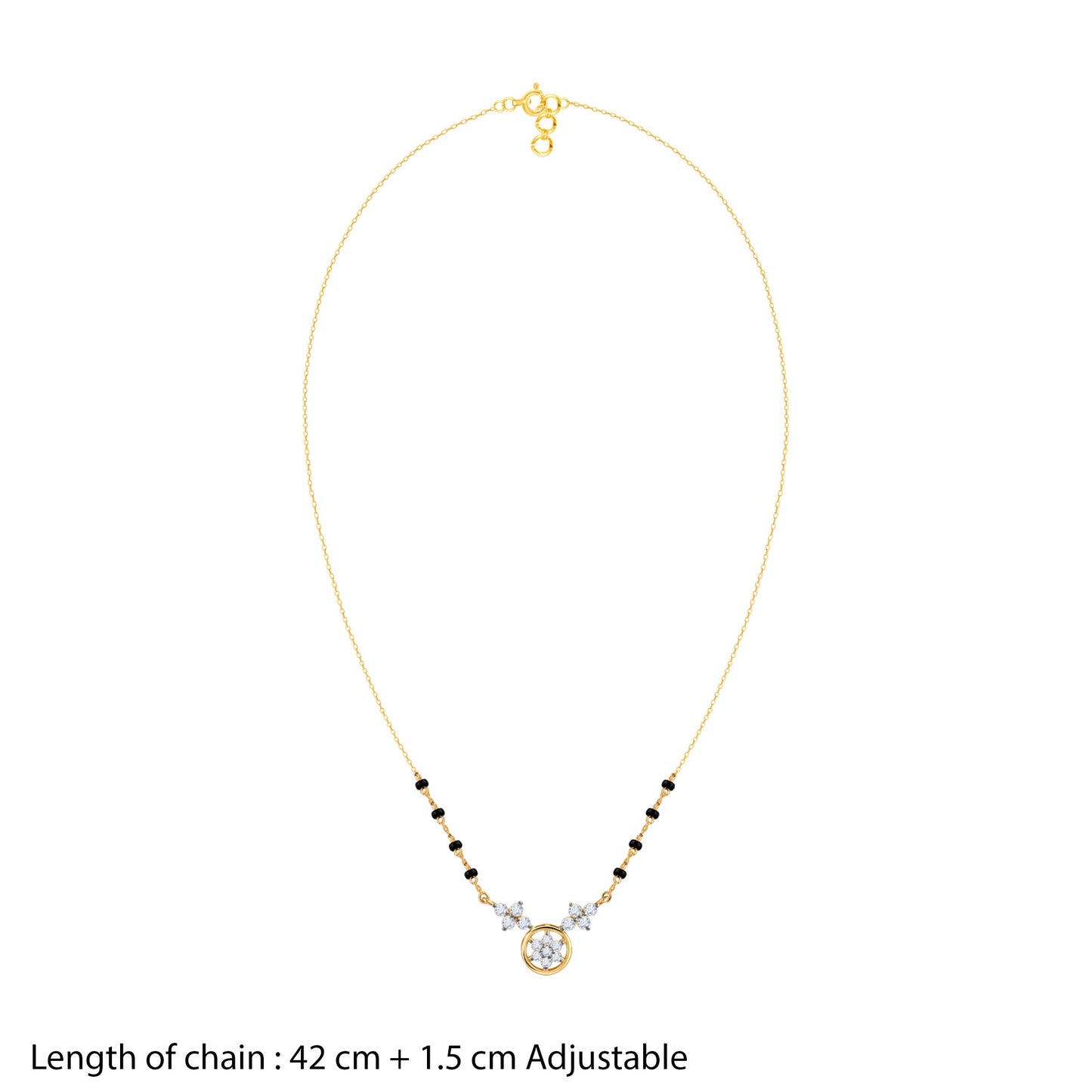 Gold Swapna Diamond Mangalsutra