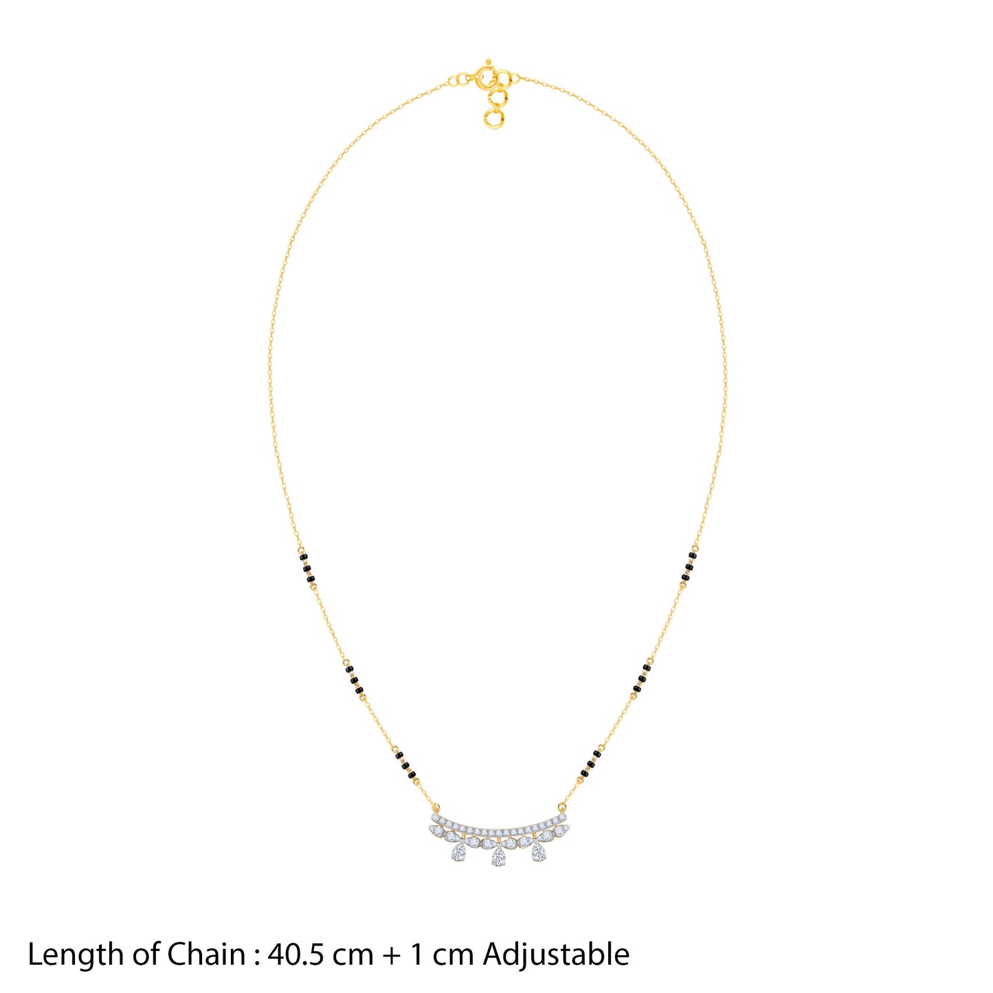 Gold Pavitra Diamond Mangalsutra