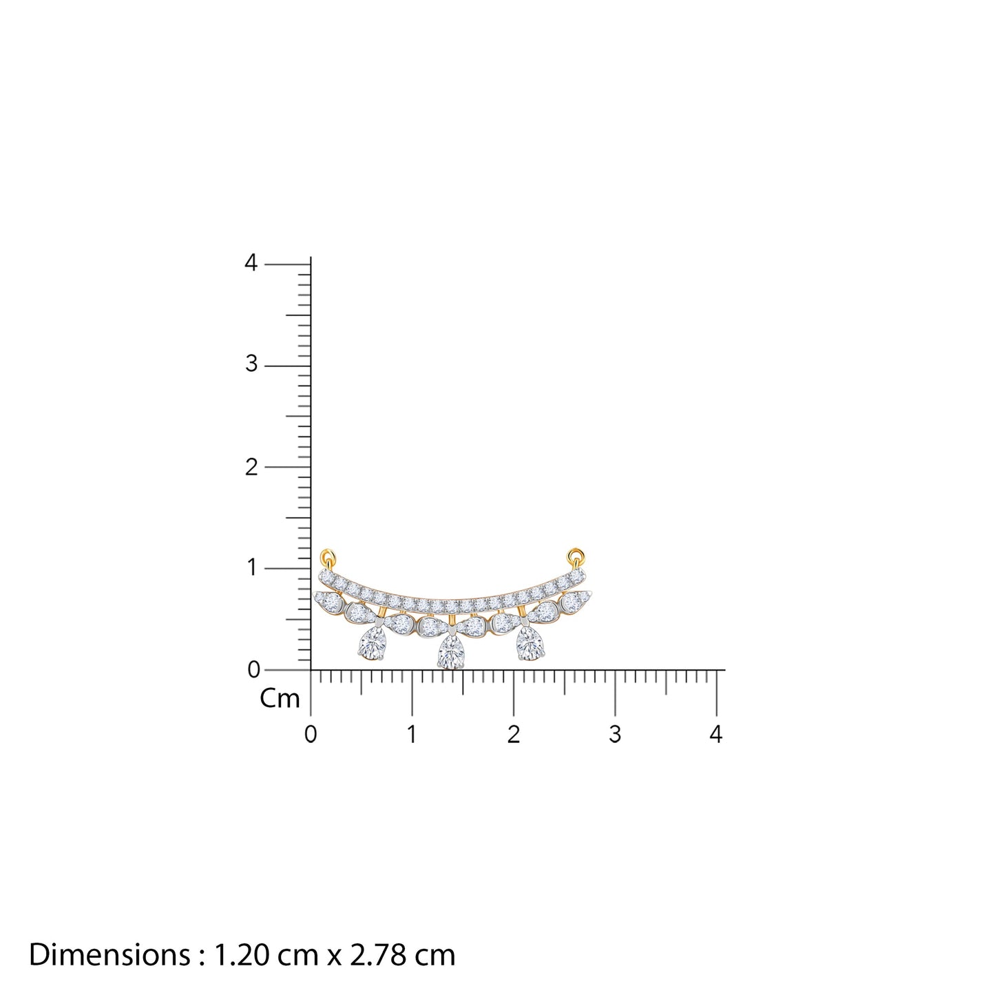 Gold Pavitra Diamond Mangalsutra