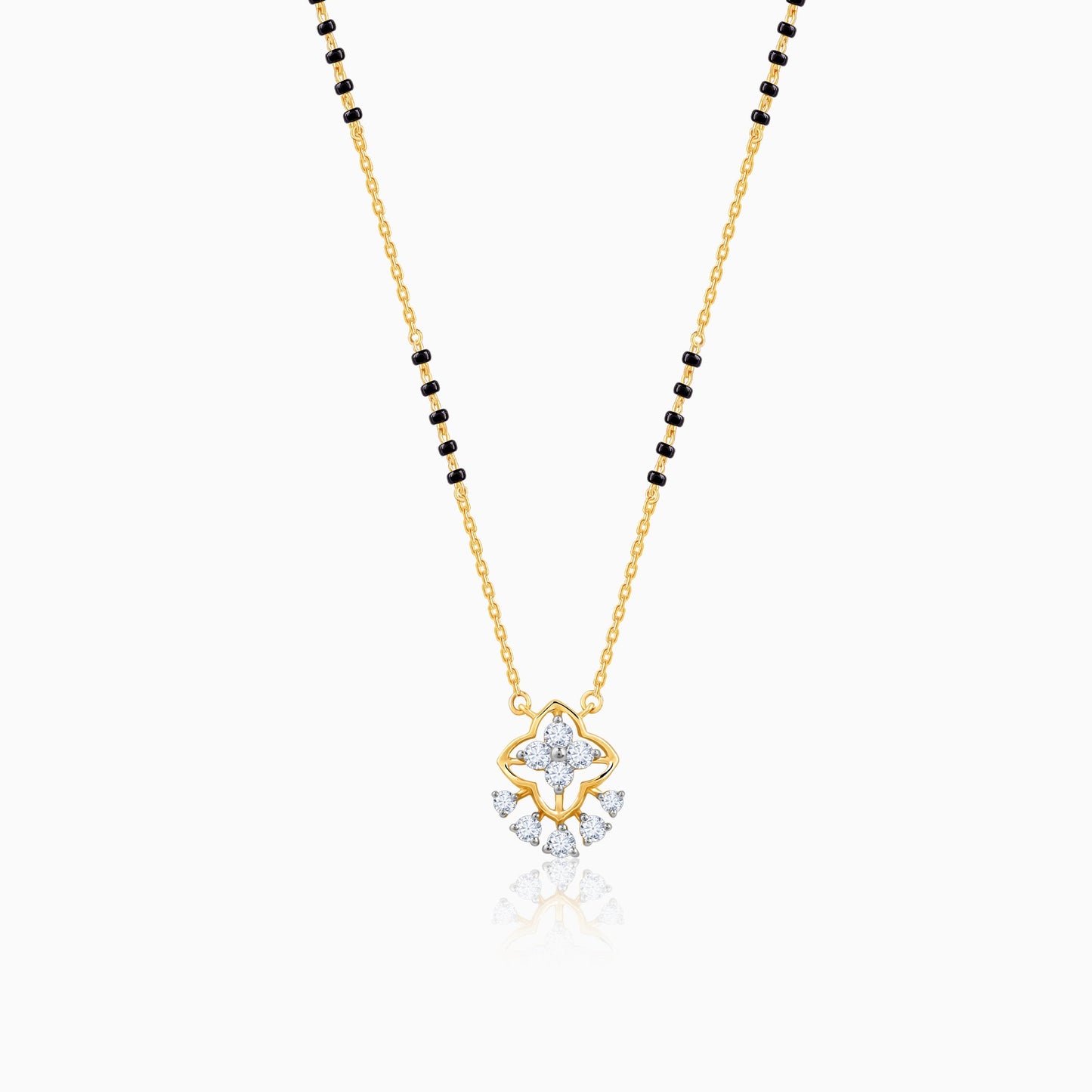 Gold Avni Diamond Mangalsutra