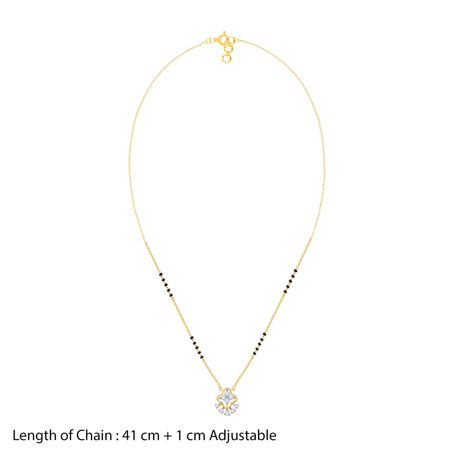 Gold Avni Diamond Mangalsutra