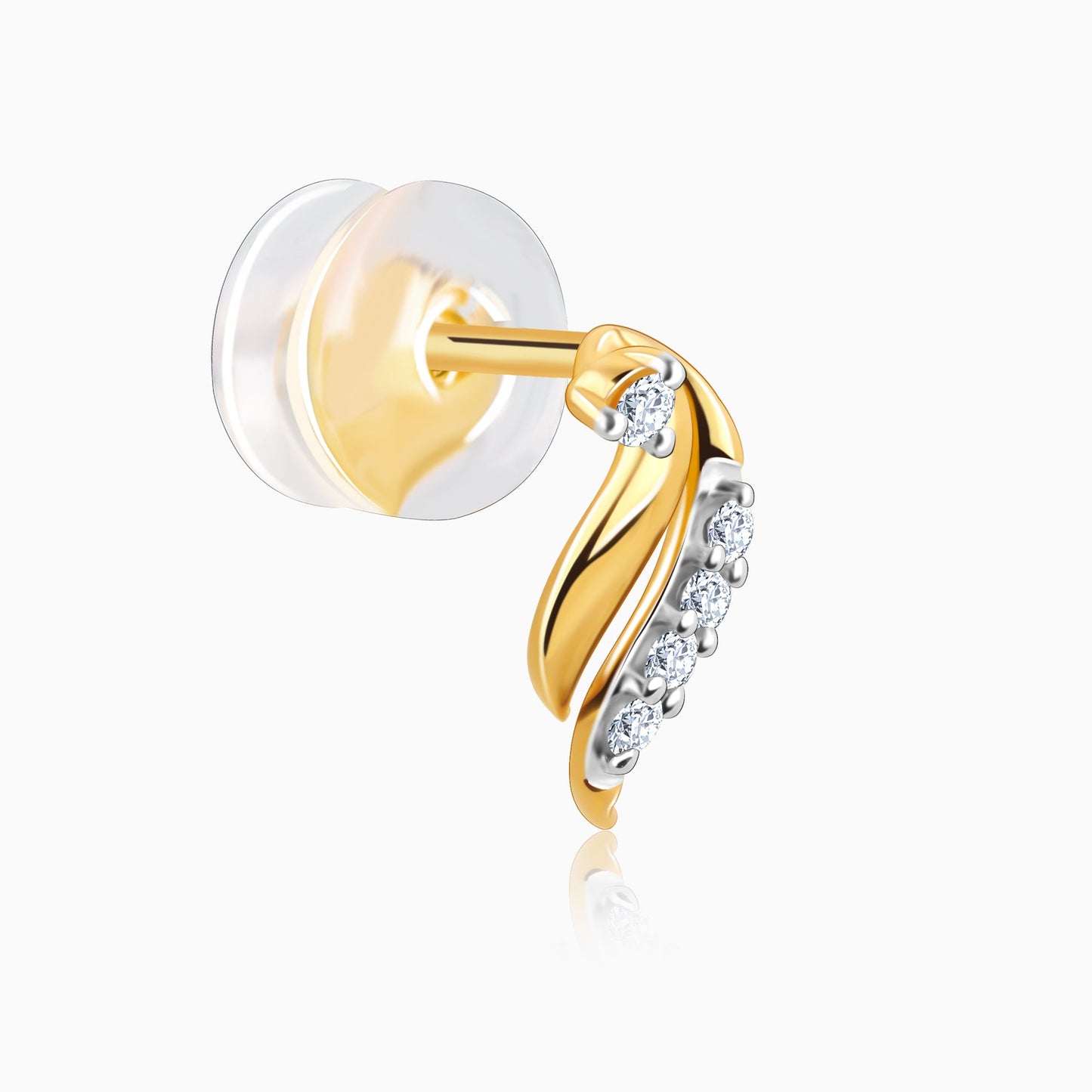 Gold Sway Diamond Earrings