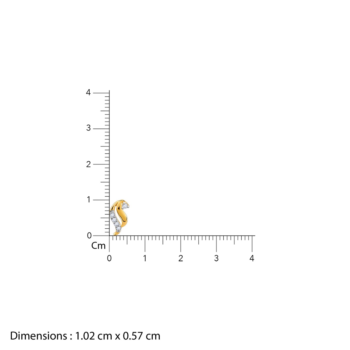 Gold Sway Diamond Earrings