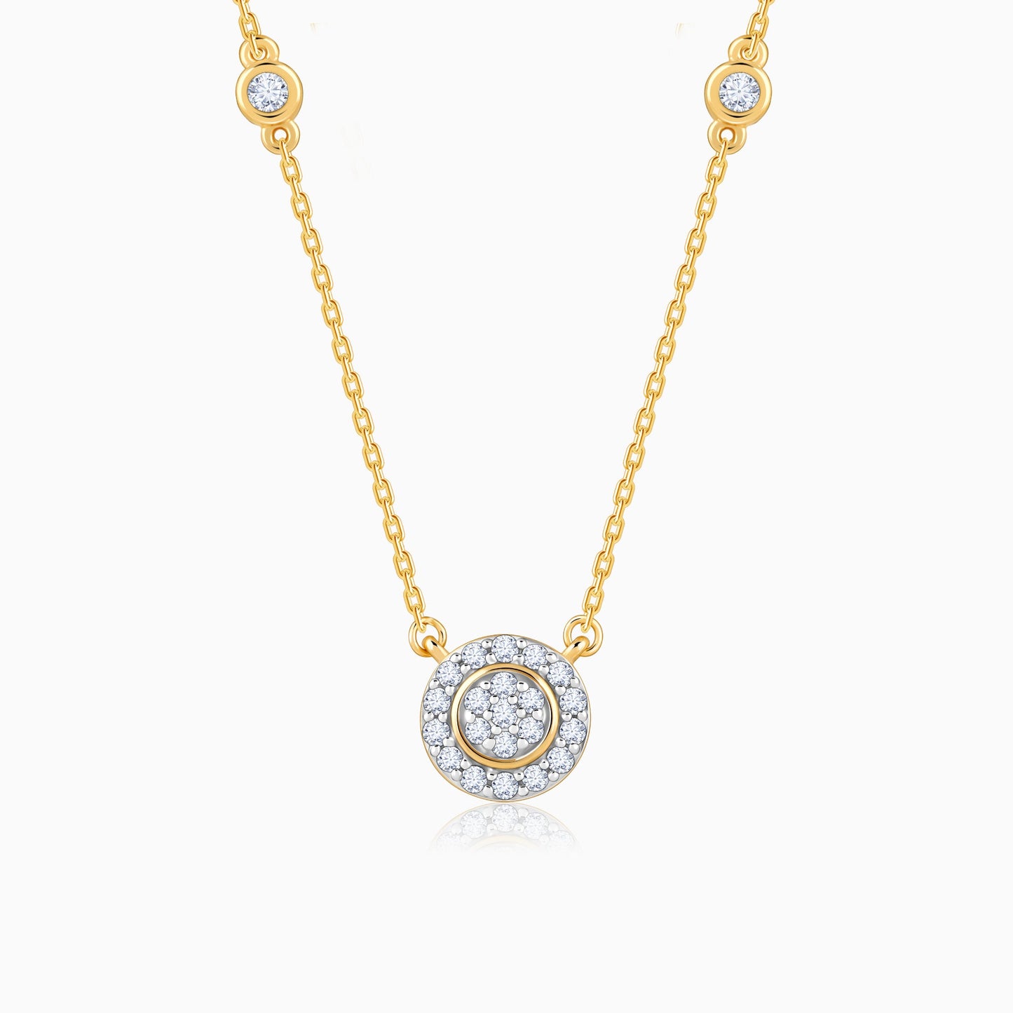 Gold Zahra Diamond Necklace