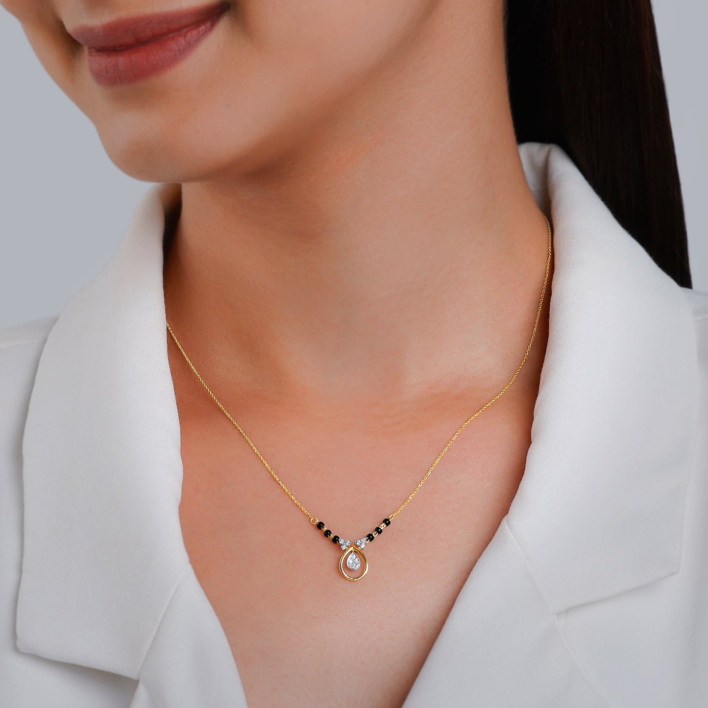 Gold Gaiety Diamond Mangalsutra