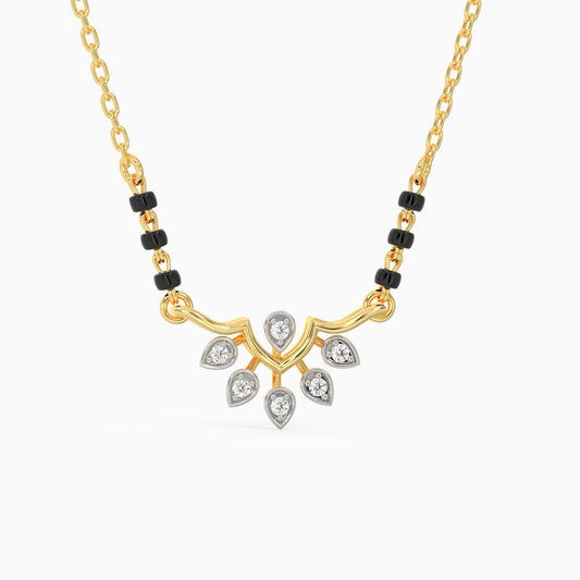 Gold Mellow Diamond Mangalsutra