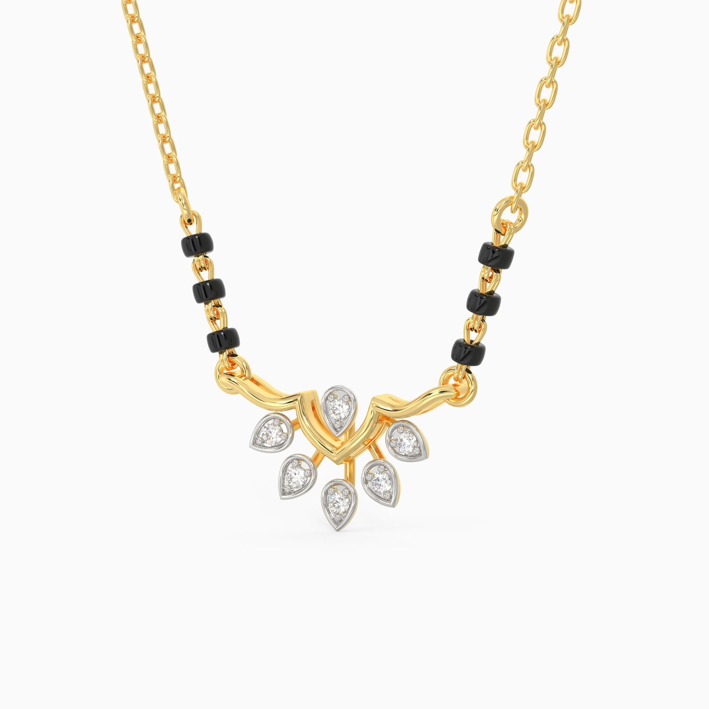 Gold Mellow Diamond Mangalsutra