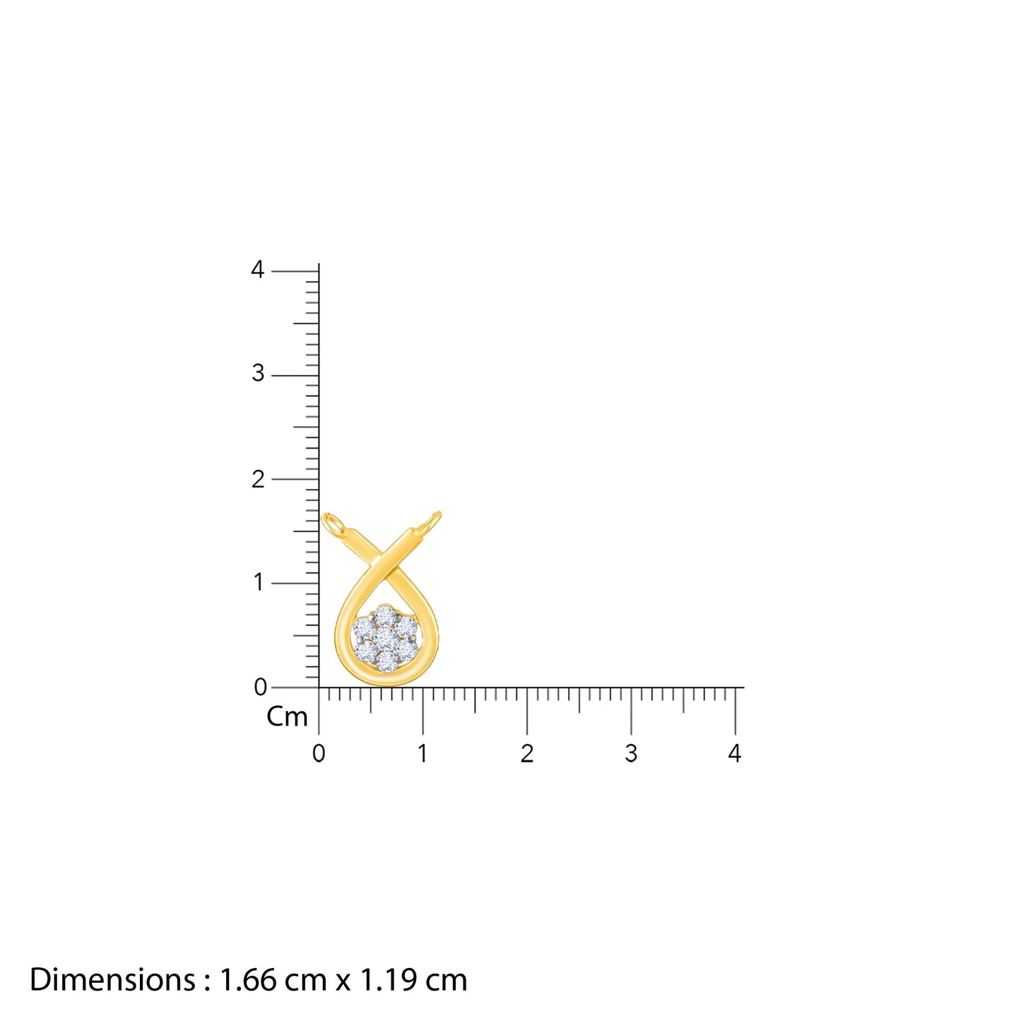 Gold Knotted Elegance Diamond Necklace