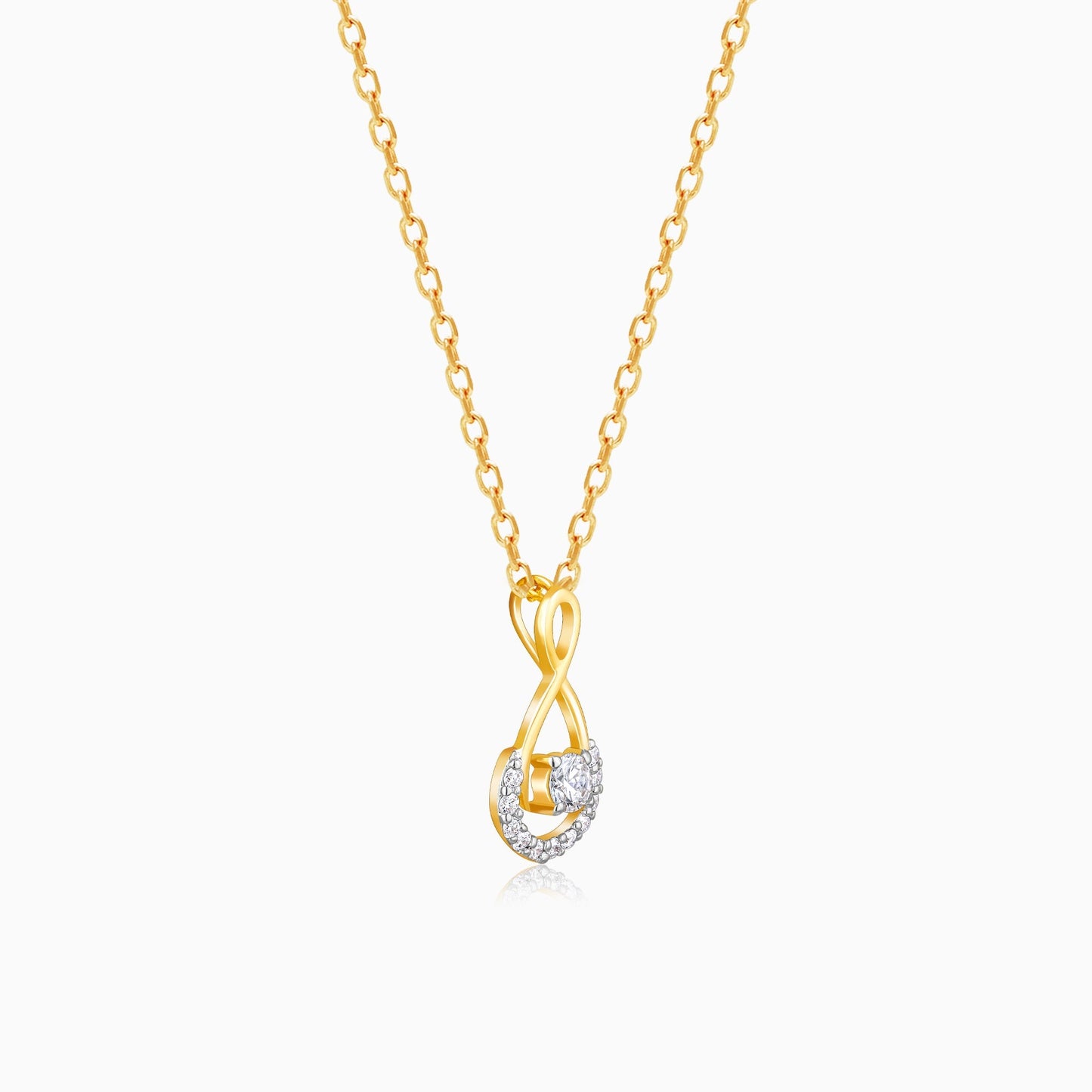 Gold Gracious Cheer Diamond Pendant