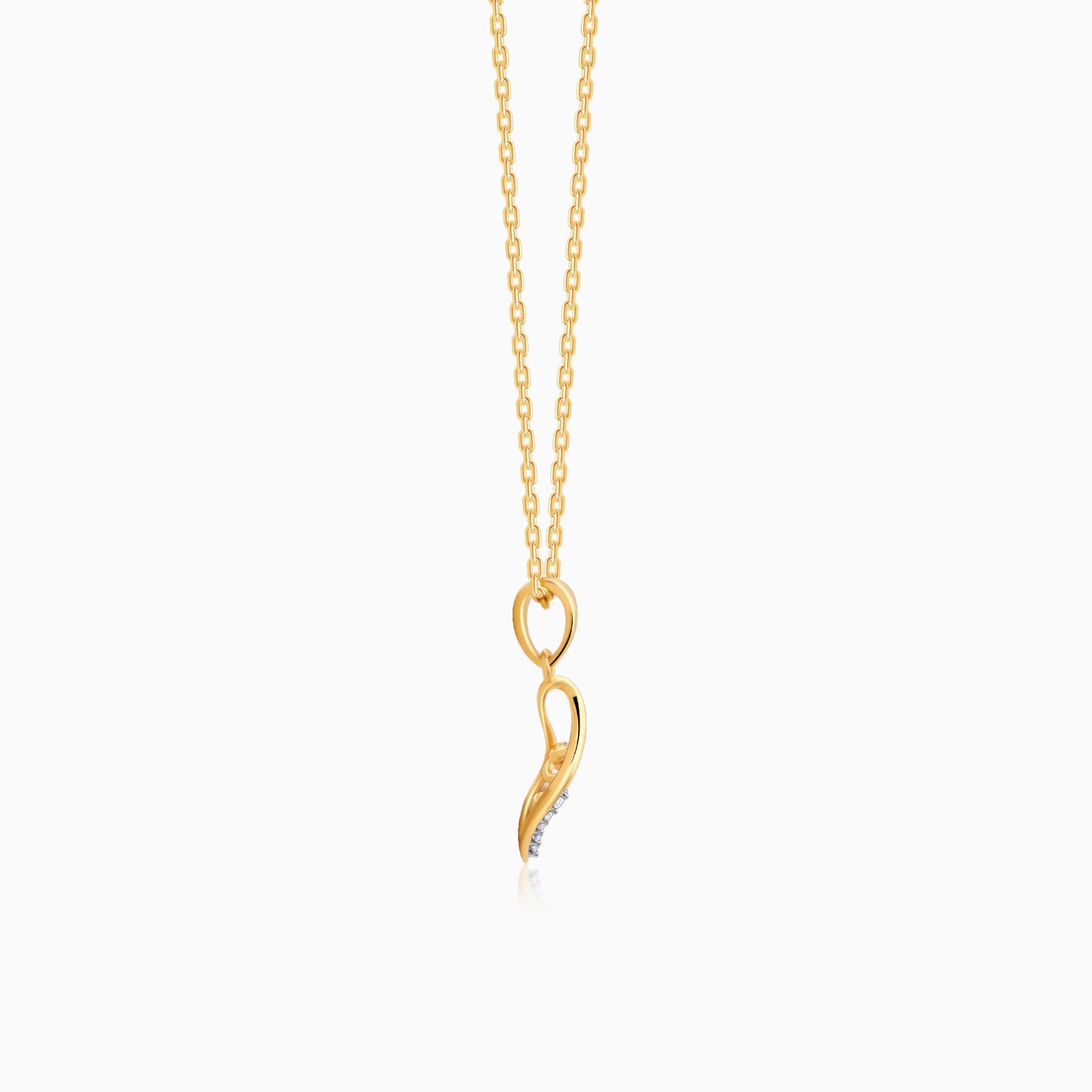 Gold Veil Diamond Pendant